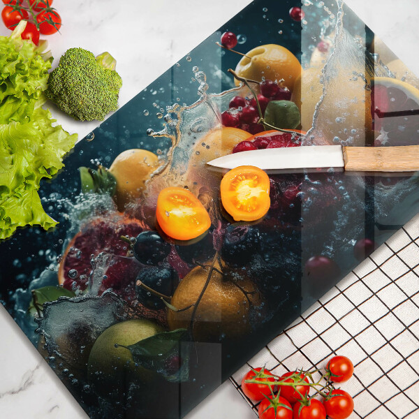 Tűzhelyvédő Gyümölcsök vízben