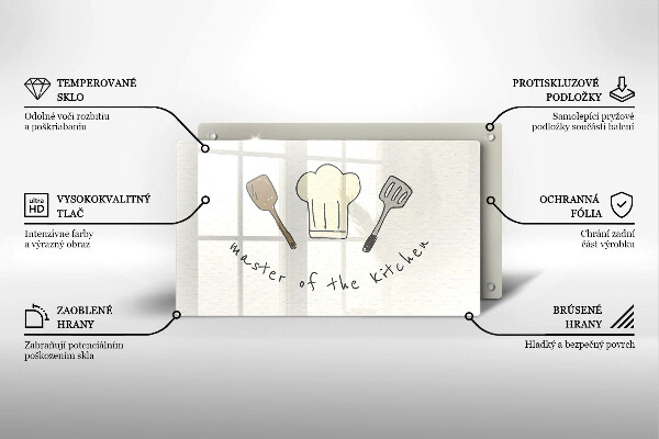 Tűzhelyvédő Master of the Kitchen