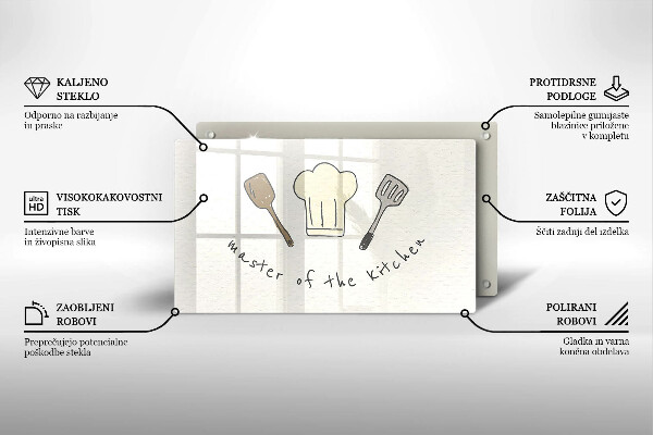 Tűzhelyvédő Master of the Kitchen