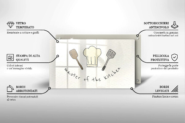 Tűzhelyvédő Master of the Kitchen