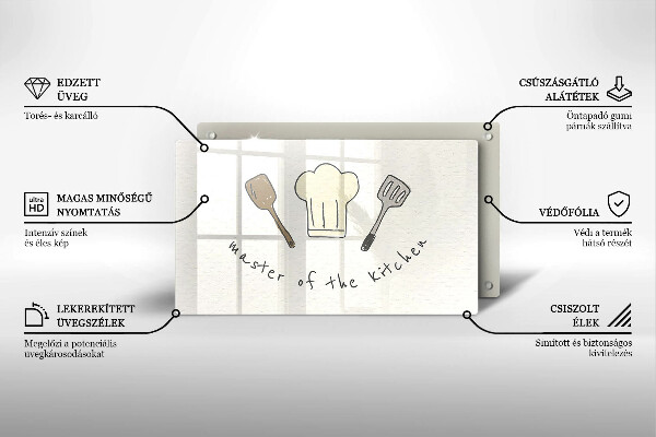 Tűzhelyvédő Master of the Kitchen