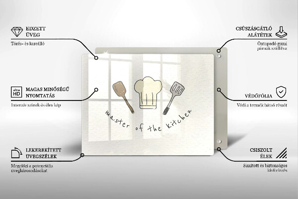 Tűzhelyvédő Master of the Kitchen
