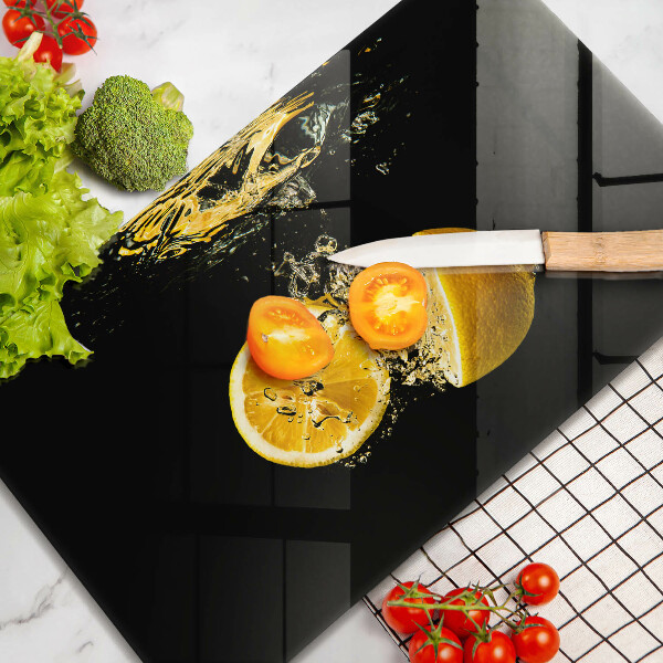 Tűzhelyvédő Lédús citromos gyümölcsök