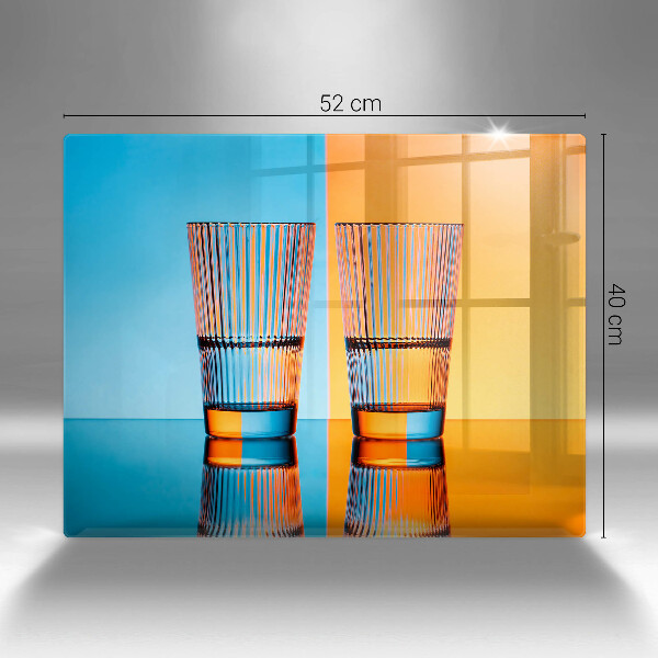 Tűzhelyvédő Két pohár vizet