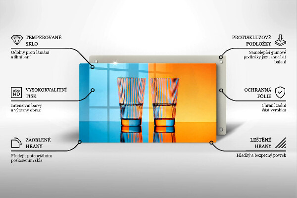 Tűzhelyvédő Két pohár vizet