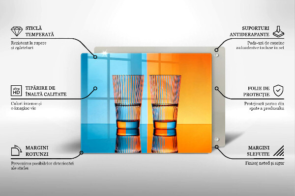 Tűzhelyvédő Két pohár vizet