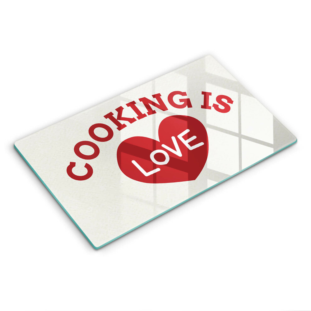 Tűzhelyvédő Cooking is love