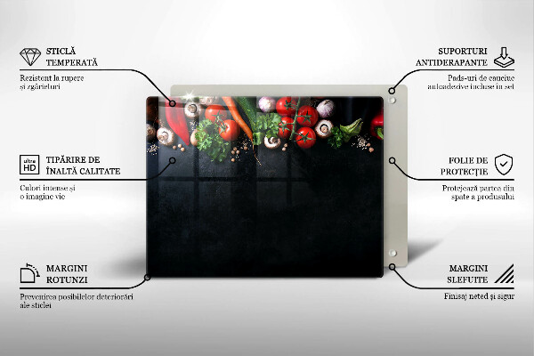 Tűzhelyvédő Színes zöldségek