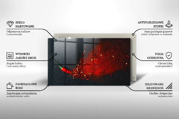 Tűzhelyvédő Csili paprika