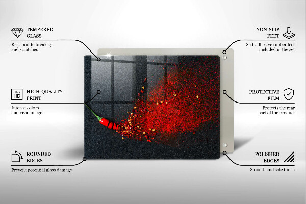 Tűzhelyvédő Csili paprika