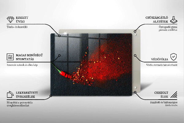 Tűzhelyvédő Csili paprika