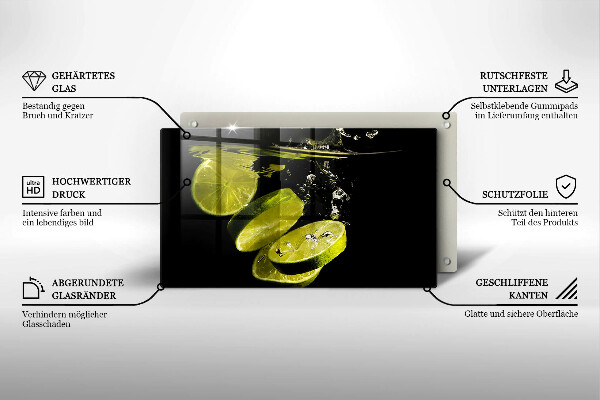 Tűzhelyvédő Lime vízben