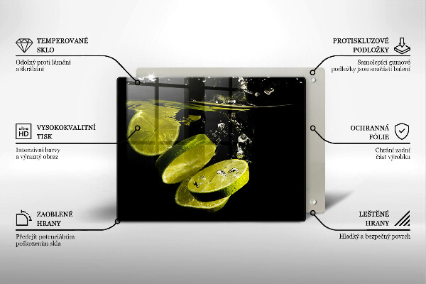 Tűzhelyvédő Lime vízben