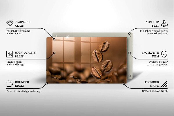 Tűzhelyvédő Kávébab