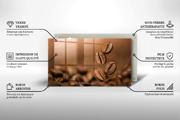 Tűzhelyvédő Kávébab