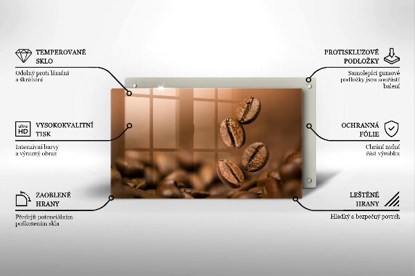 Tűzhelyvédő Kávébab