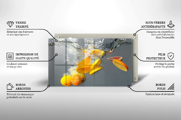 Tűzhelyvédő Citrom vízben