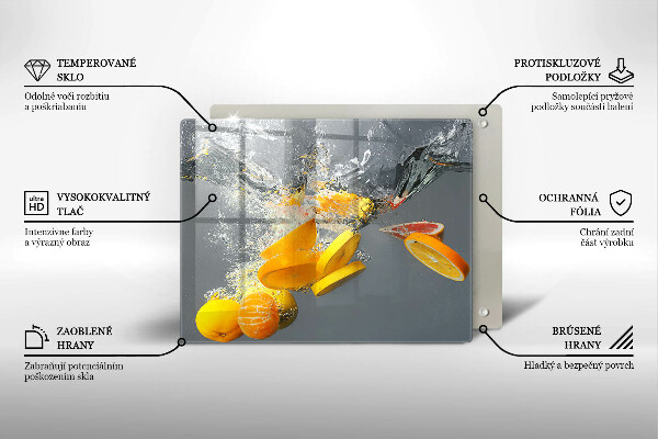Tűzhelyvédő Citrom vízben