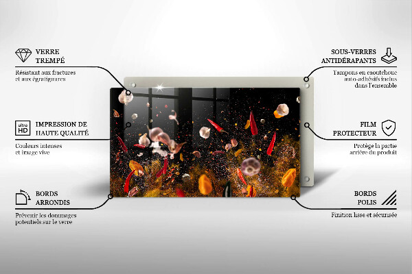 Tűzhelyvédő Forró fűszerek