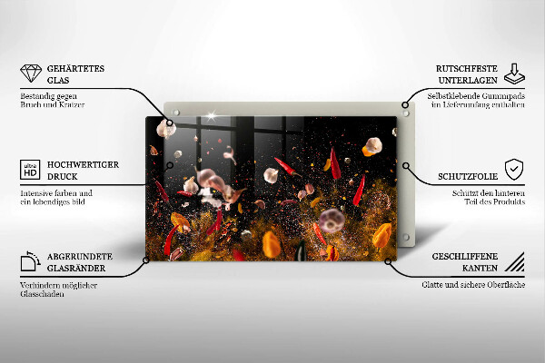 Tűzhelyvédő Forró fűszerek