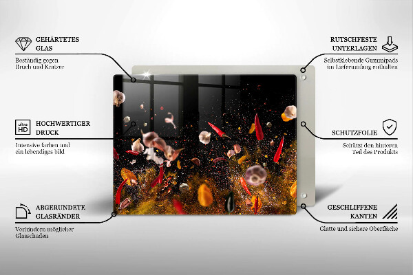 Tűzhelyvédő Forró fűszerek