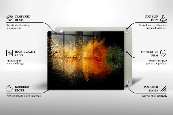 Tűzhelyvédő Színes fűszerek