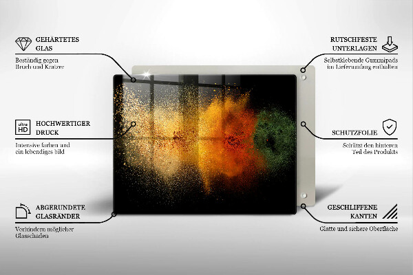 Tűzhelyvédő Színes fűszerek