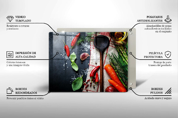 Tűzhelyvédő Konyhai étel