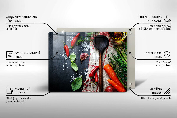 Tűzhelyvédő Konyhai étel