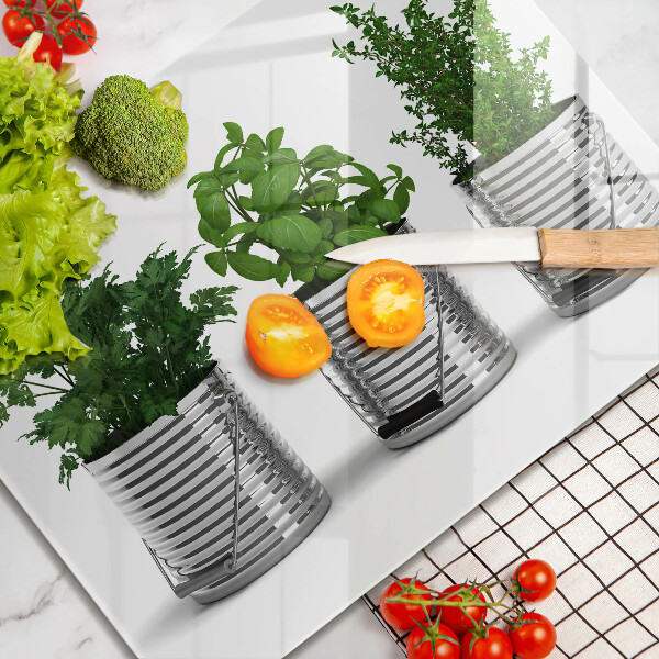 Tűzhelyvédő Cserép fűszernövények