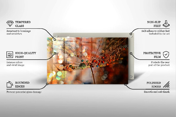 Tűzhelyvédő Nedves pitypang