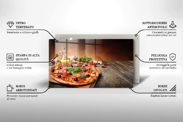 Tűzhelyvédő Olasz pizza