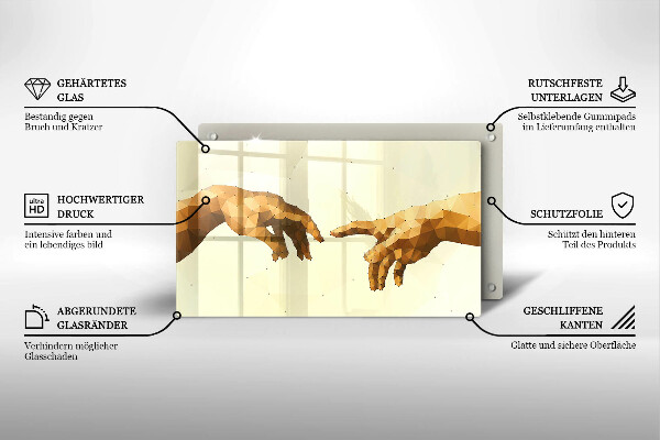 Tűzhelyvédő Ádám kezeinek teremtése