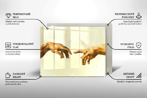 Tűzhelyvédő Ádám kezeinek teremtése