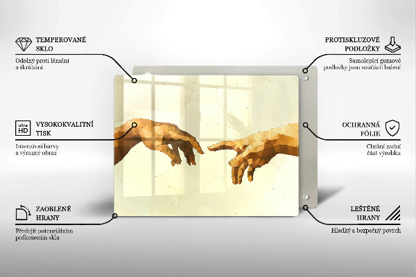 Tűzhelyvédő Ádám kezeinek teremtése