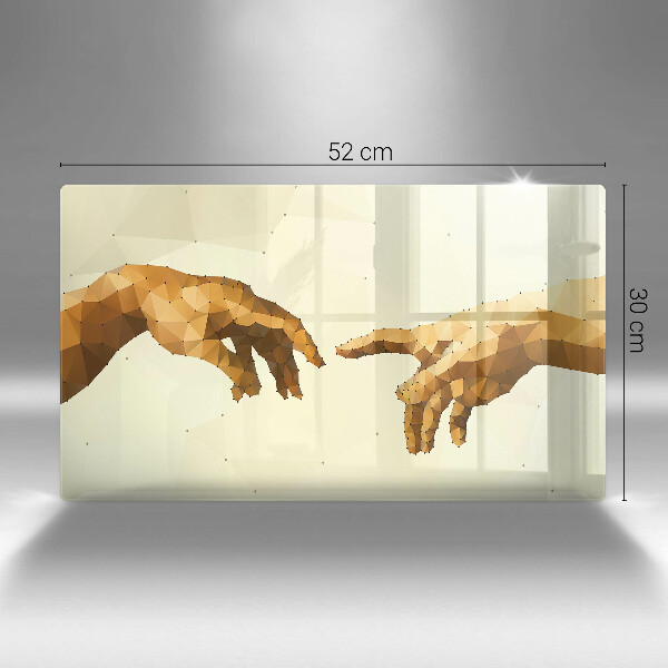 Tűzhelyvédő Ádám kezeinek teremtése