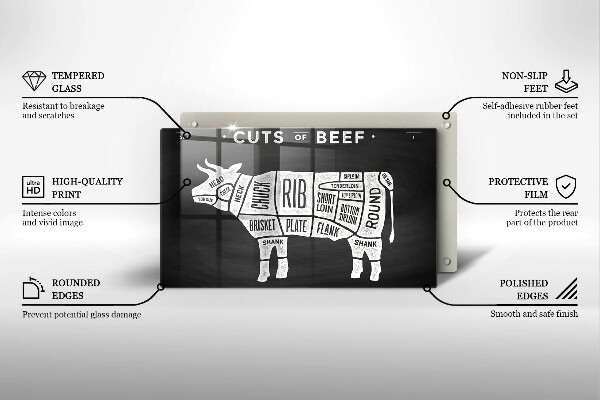 Tűzhelyvédő Tehénhús marhahús