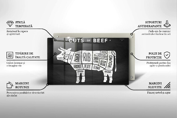 Tűzhelyvédő Tehénhús marhahús