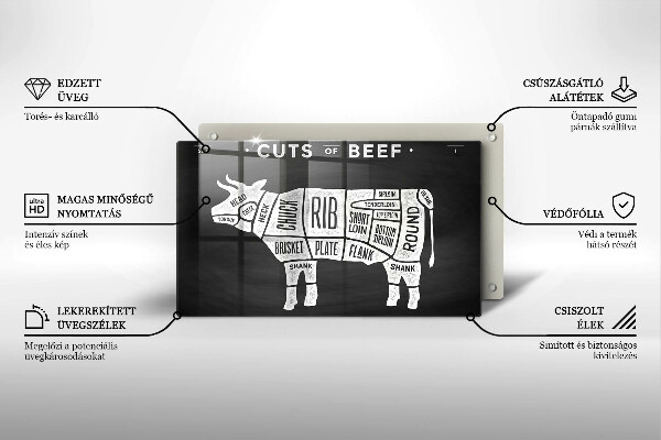 Tűzhelyvédő Tehénhús marhahús