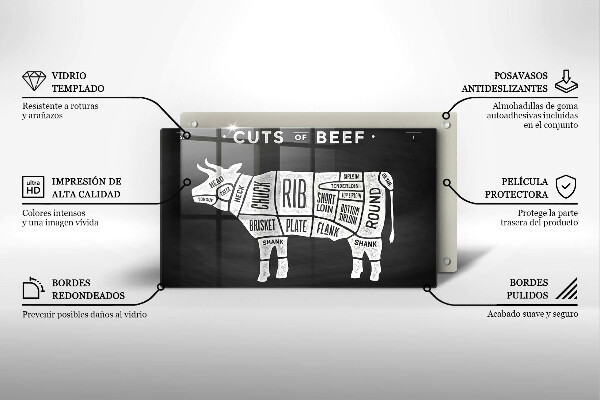 Tűzhelyvédő Tehénhús marhahús