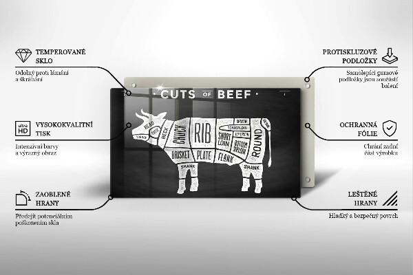 Tűzhelyvédő Tehénhús marhahús