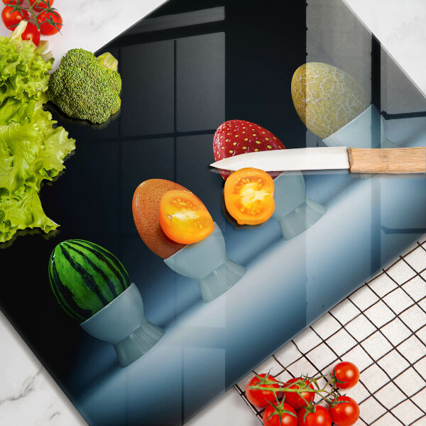 Tűzhelyvédő Absztrakt gyümölcs tojás