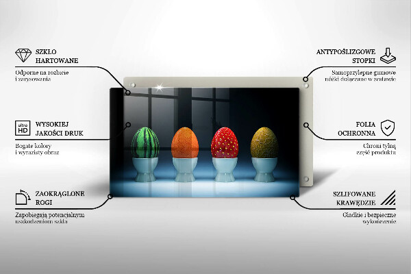 Tűzhelyvédő Absztrakt gyümölcs tojás