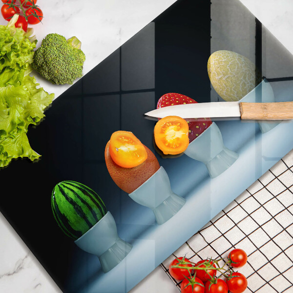 Tűzhelyvédő Absztrakt gyümölcs tojás