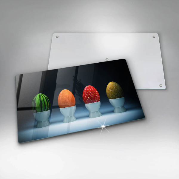 Tűzhelyvédő Absztrakt gyümölcs tojás