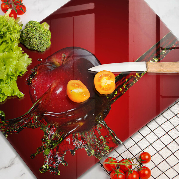 Tűzhelyvédő Alma gyümölcs vízben