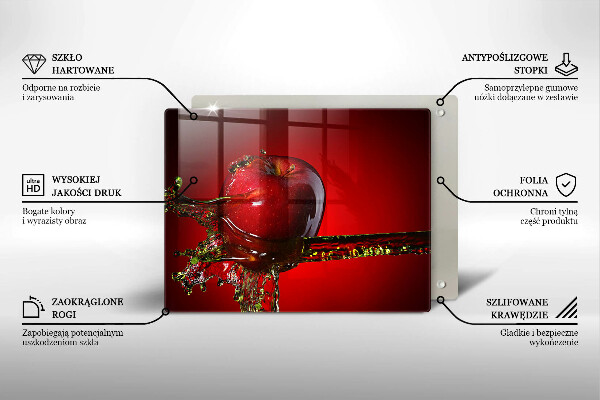 Tűzhelyvédő Alma gyümölcs vízben