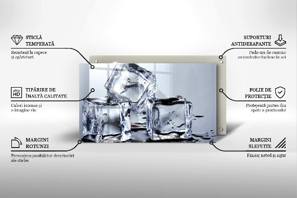 Tűzhelyvédő Jégkockák