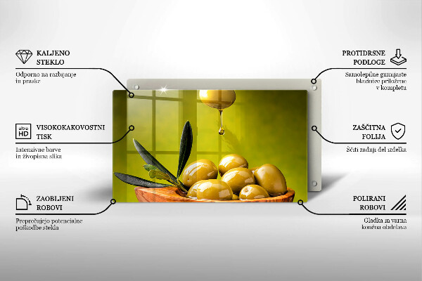 Tűzhelyvédő Ízletes olajbogyó