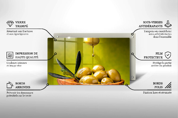 Tűzhelyvédő Ízletes olajbogyó